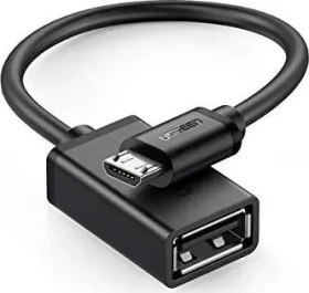 Ugreen US133 Adaptér Micro USB (M) - USB-A (F) 0.15m čierna (6957303813964)