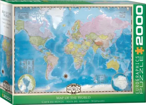 EUROGRAPHICS Puzzle Mapa sveta