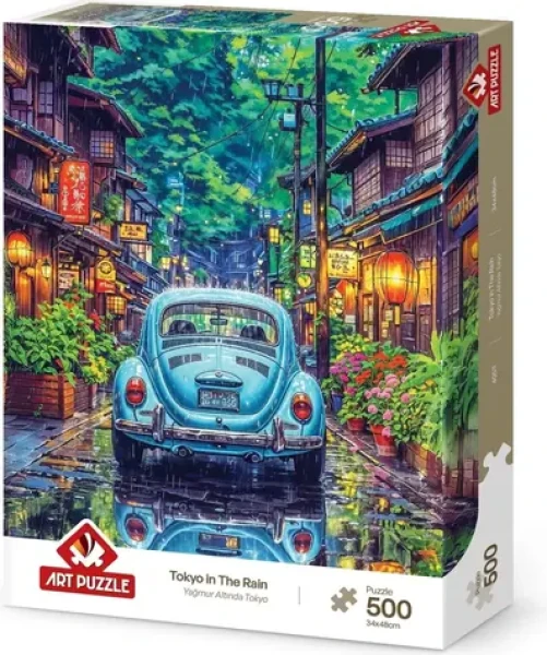 ART PUZZLE Puzzle Tokio v daždi