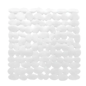 Protišmyková sprchová podložka Spirella MARATHON biela / PVC / 54 x 54 cm (7610583125538)