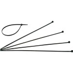 Kopp 328404090, sťahovacie pásky, 4.8 mm, 300 mm, čierna, odolné voči poveternostným vplyvom, 50 ks; 328404090