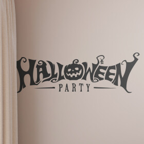Veselá Stena Samolepka Halloween party