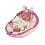 Llorens 74134 NEW BORN - realistická bábika bábätko so zvukmi a mäkkým látkovým telom - 42 cm