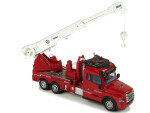 Mamido Diaľkovo ovládaná požiarna stráž, pilot 2,4G, svetlá, zvuky, žeriav, červená