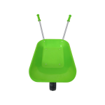 Mamido Záhradný fúrik s náradím kompletný set zelený