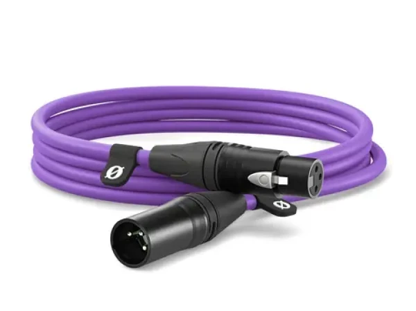 Rode XLR3M-PU fialová / XLR kábel / 3 m / Canare / Neutrik (XLR3M-PU)