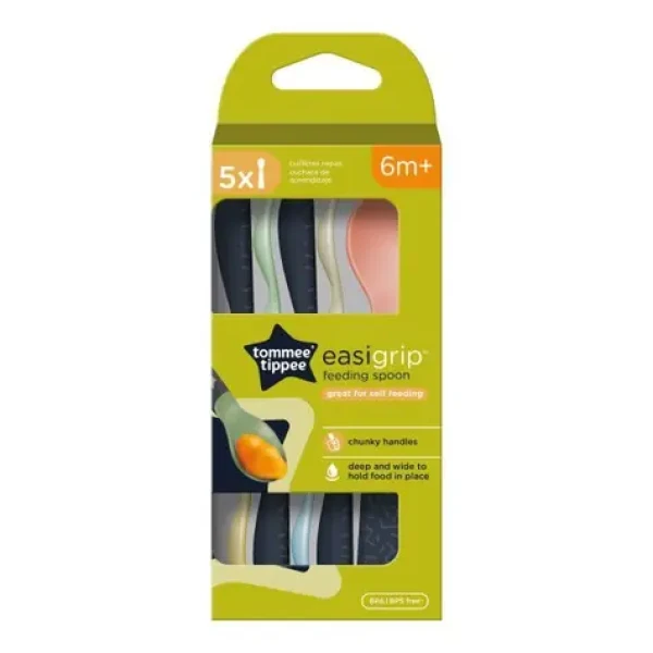 Tommee Tippee Lyžičky Easigrip 5ks / od 6 mesiacov (447189TT)