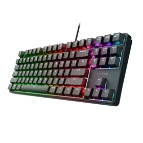 Trust GXT 864 čierna / Herná klávesnica / mechanická / RGB / USB-A / US layout (25724)