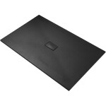 CERANO - Sprchová vanička obdélníková FlexiCut - SMC/minerální kompozit - upravitelná - černá matná - 120x100x3 CER-666112