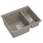 Quadron - Granitový drez Logan 150 Beige Meď HCQL5646U4-C1_U