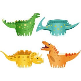 Košíčky na muffiny dinosauri 8 ks - Party Pal