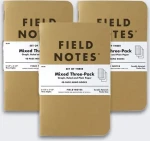 HP Field Notes Original Kraft Mix / Zápisníky / 3 ks (FN-04)
