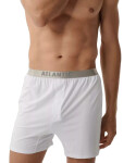 Pánske boxerky 005 white - Atlantic Bílá XXL