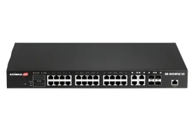 Edimax GS-5424PLC V2 / Switch / 24x GE PoE + / 4X SFP / 400 W / Managed / 1U (GS-5424PLC V2)