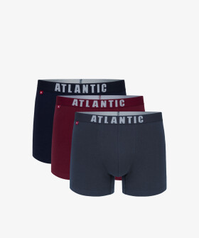 Pánské boxerky ATLANTIC 3Pack vícebarevné