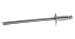 HAUSHALT Nerezové nity s guľatou hlavou 4,0x0,6 mm / Nity / 50 ks (10037372)