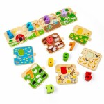 Bigjigs Toys Puzzle s obrázkami a číslami