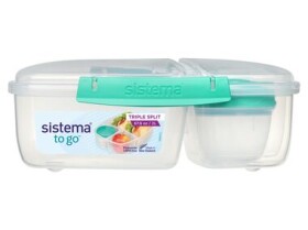 Sistema TO GO Trojkomorová krabička s nádobou na jogurt 2 l mätová (9414202209207)