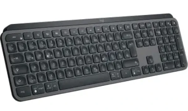 Logitech Wireless MX DE čierna - iba klávesnica / Bezdrôtová klávesnica / podsvietená / DE verzia (920-009403)