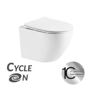 Laveo - Desna CycleOn 2.0 - WC misa bez okraja vrátane sedátka VMD_610S