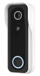 Trust Doorcam-3000 biela / Chytrý zvonček s kamerou / Wi-Fi / batéria / IP65 / bezdrôtový zvonček (71388)