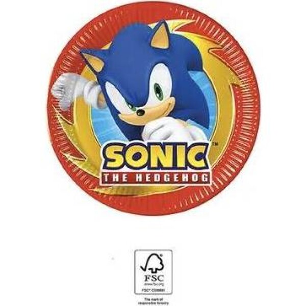 Papierové taniere sonic 19,5cm, 8ks - Procos