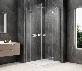 POLYSAN - GLOBE CHROME obdĺžniková sprchová zástena 1200x1100, rohový vstup, číre sklo GB5210C