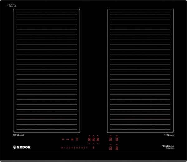 Cata Hob | NorCook IH N6404 BK | Induction | Number of burners/cooking zones 4 | Touch | Timer | Black