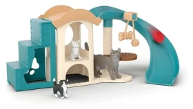 Schleich Herný set Farm WORLD 42764 Ihrisko pre mačky