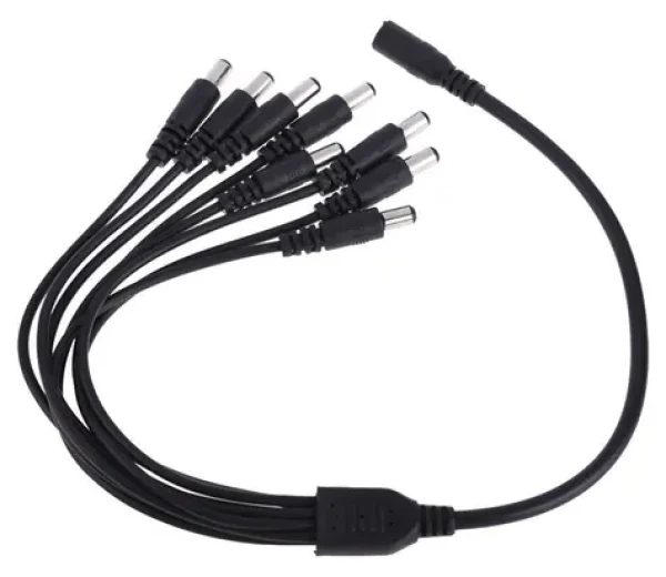 Xtendlan Napájací rozbočovač 1:8 / Napájací rozbočovač / DC jack 2,1mm / kábel 2mm/0,3mm (ZPSPLIT2118B)