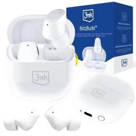 3mk BlitzBuds biela / Bezdrôtové slúchadlá / Bluetooth 6.0