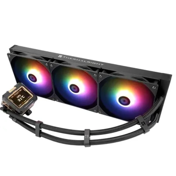 ThermalRight Frozen Warframe ARGB čierna / AIO vodný chladič CPU / 3x 140 mm / 420 mm (FROZEN WARFRAME 420 BLACK ARGB)