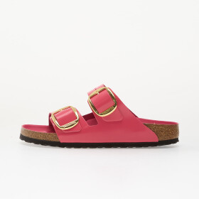 Tenisky Birkenstock Arizona Big Buckle Natural Leather Patent Women High-Shine Fuchsia Tulip EUR 40