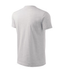 Ťažké unisex tričko svetlo šedé XL