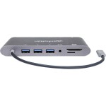 Manhattan 152808 USB-C® dokovacia stanica Vhodné pre značky: univerzálny vr. funkcia nabíjania; 152808