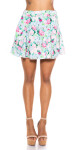 Sexy FEEL HAPPY Mini Flower Skirt Einheitsgroesse