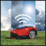 Einhell Freelexo SMART 750 čierna, strieborná, červená / Robotická kosačka / až 750 m2 / 18V 3Ah / Multi-zóna (3413811)