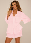 De Lafense 855 Harper 7/8 Muslin Homewear S-2XL set bez zipsu černá L