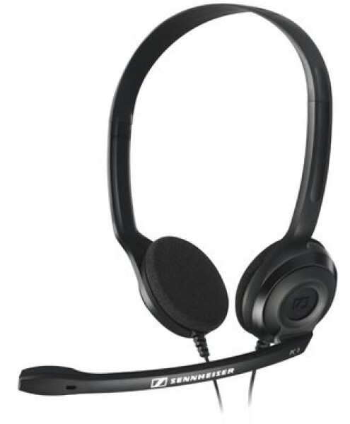 SENNHEISER PC 3 CHAT čierna / headset - obojstranné slúchadlá s mikrofónom / 2x 3.5mm Jack / 2m (504195)