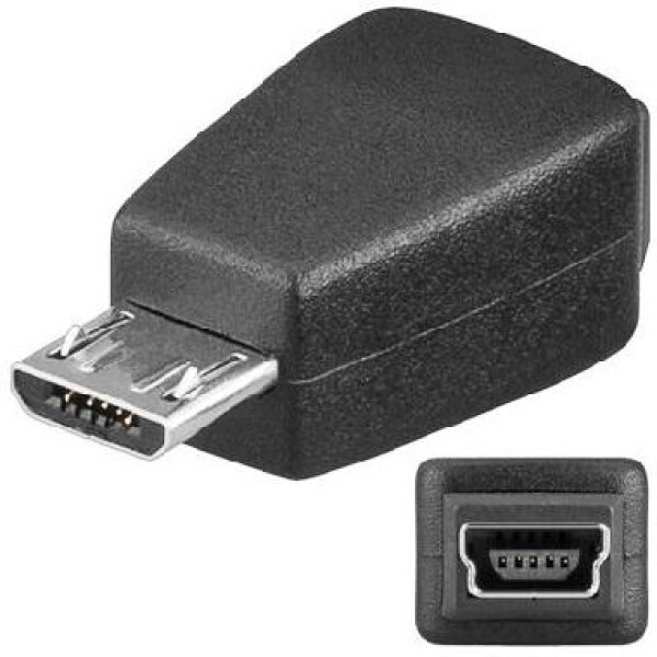 PremiumCord USB redukcia Mini 5 PIN/female - Micro USB/male (8592220007867)