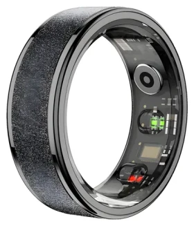 Colmi R10 veľ. 11 čierna / Šikovný prsteň / BT 5.0 / 5ATM / 20,8 mm (R10 black 11)