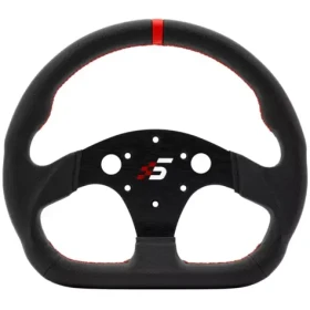 Simagic P-325D Veniec volantu (K) / 325 mm / CNC hliník a koža (P-325D(K)(LEATHER))
