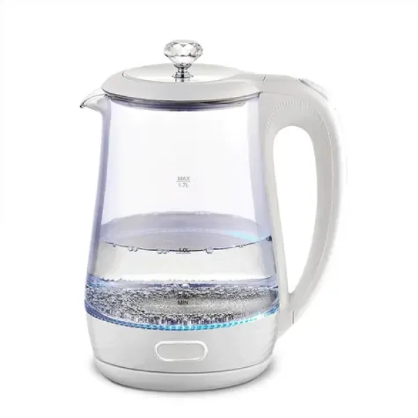 Maestro MR-052-WHITE biela / Rýchlovarná kanvica / 2200W / 1,7 l / podsvietenie (MR-052-WHITE)