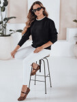 Dámsky základný sveter DARMILA black FashionStreet MY2504 M/L