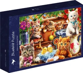 BlueBird Puzzle Mačiatka v kôlni