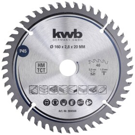 Kwb 584568 pílový kotúč 160 x 16 mm 1 ks; 584568