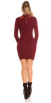 Sexy KouCla Ripp knit dress with mesh Einheitsgroesse