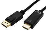 Roline DisplayPort - HDMI 3M / Kábel / DP(M) - HDMI(M) / 4K 60Hz / tenký (11.04.5997)