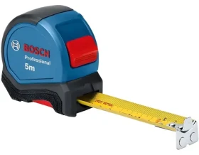 BOSCH Professional zvinovací meter 5 m modrá/čierna / Zvinovací meter / hliníkové púzdro / magnetický háčik (1600A016BH)