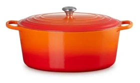 Le Creuset Signature Oválny hrniec s pokrievkou 40 cm oranžová (21178400902430)